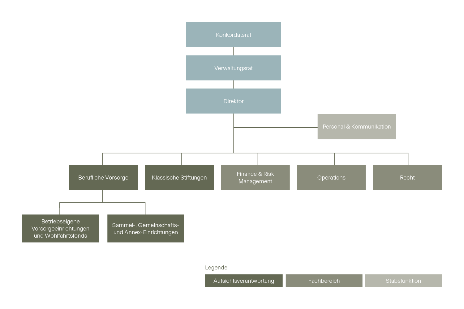 ATIOZ Organigramm